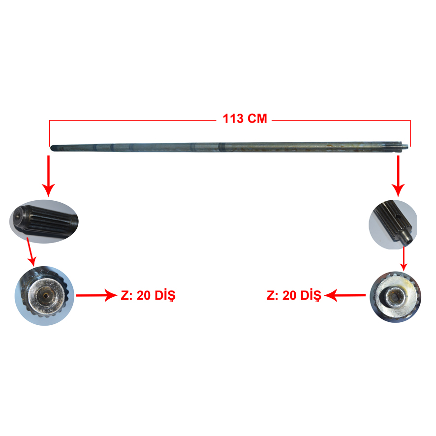 Immagine di PTO SHAFT 1128 MM