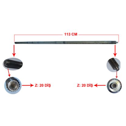 Immagine di PTO SHAFT 1128 MM