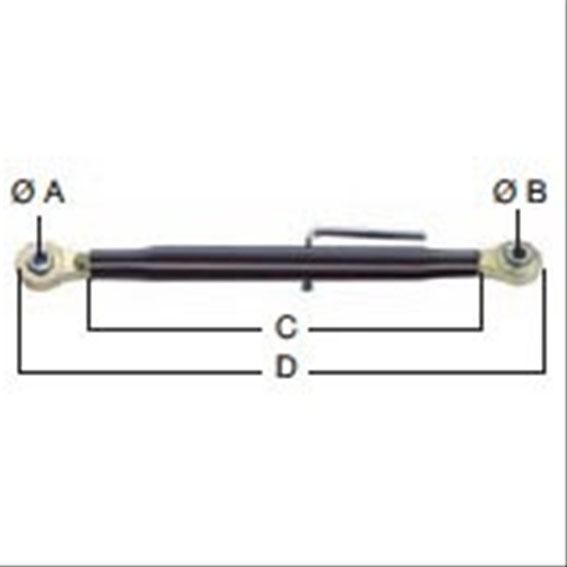 Immagine di TOP LINK ASSY.CAT 1/1 A: 19mm B: 19mm C: 440 mm D: